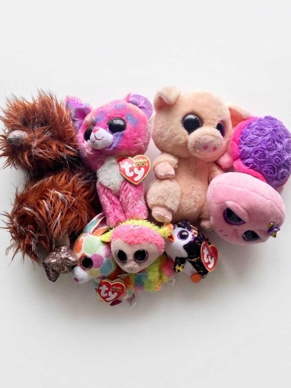 Ty Beanie Boos Plush Toy Collection Assorted Cute Stuffed Animals All With Tags